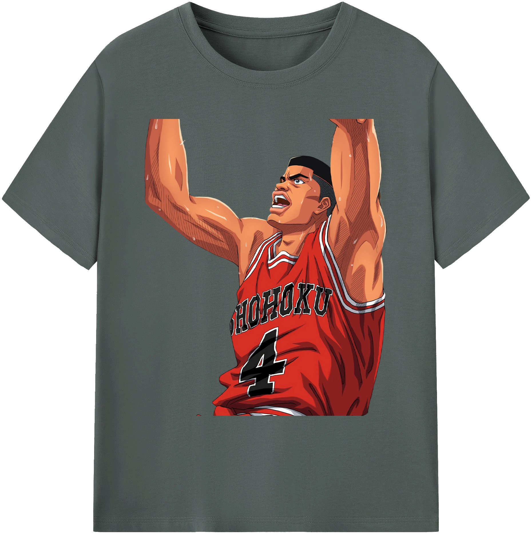 （画像用） SLAM DUNK／スラムダンク 綿100％ メンズ半袖Tシャツ｜肌触りやわらか＆通気性